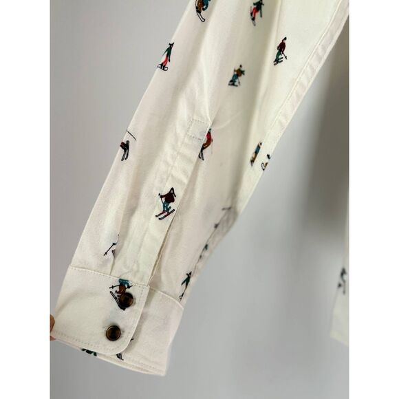 Eddie Bauer Women's Ski Novelty Print Shirt Size Medium New w/tag K58 - Picture 14 of 14